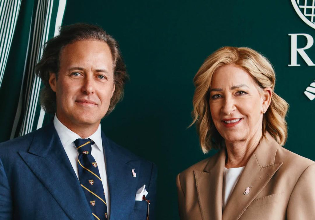 David Lauren Wears Hair Guru London at Wimbledon