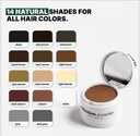 Hair definition powder shade chart with 14 natural colours
