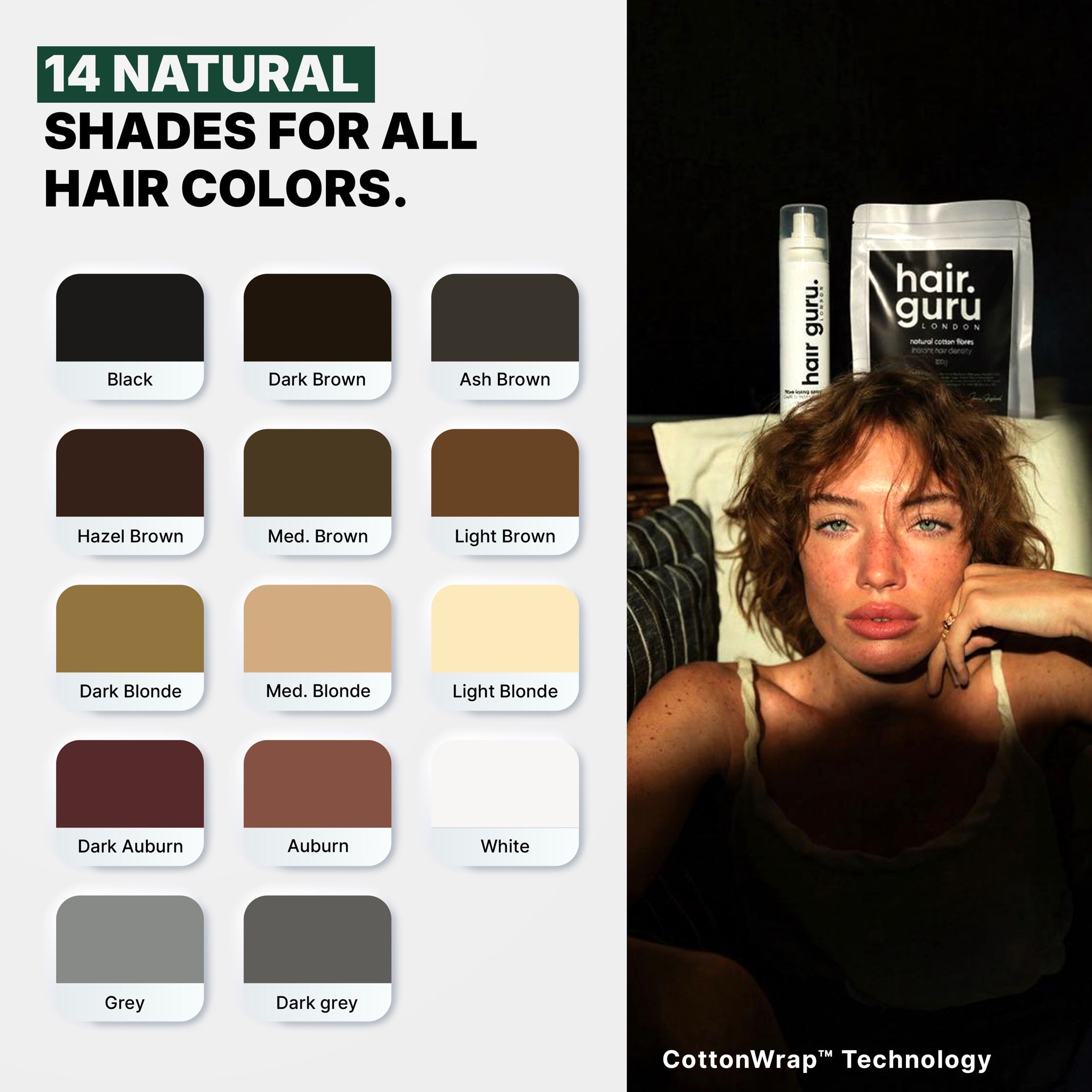 Hair Guru London Hair Fibres 100g Bottle 04 - Hair Fibres Refill Pouch 100g