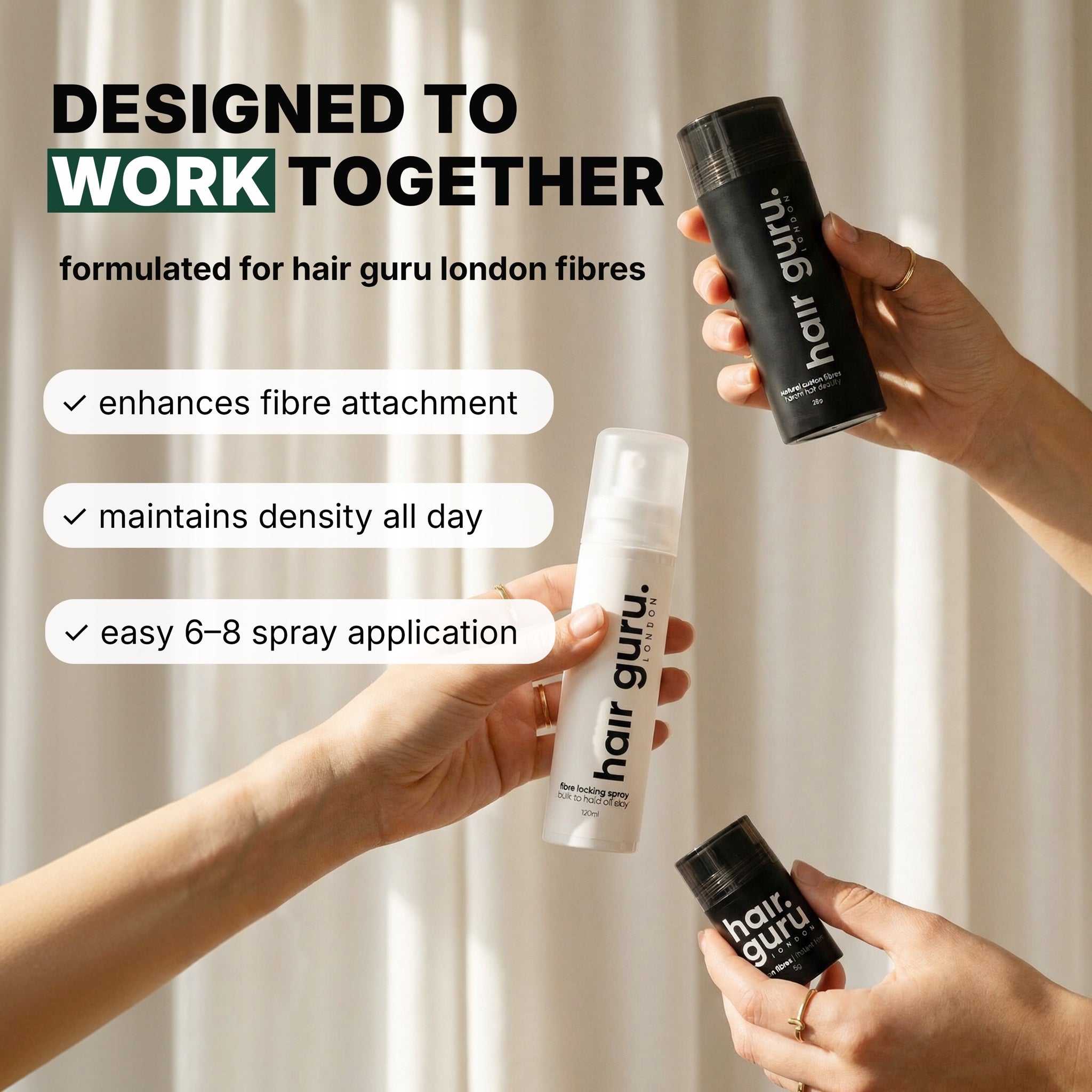 Hair Guru London Locking Spray 04 - Hair Fibre Locking Spray