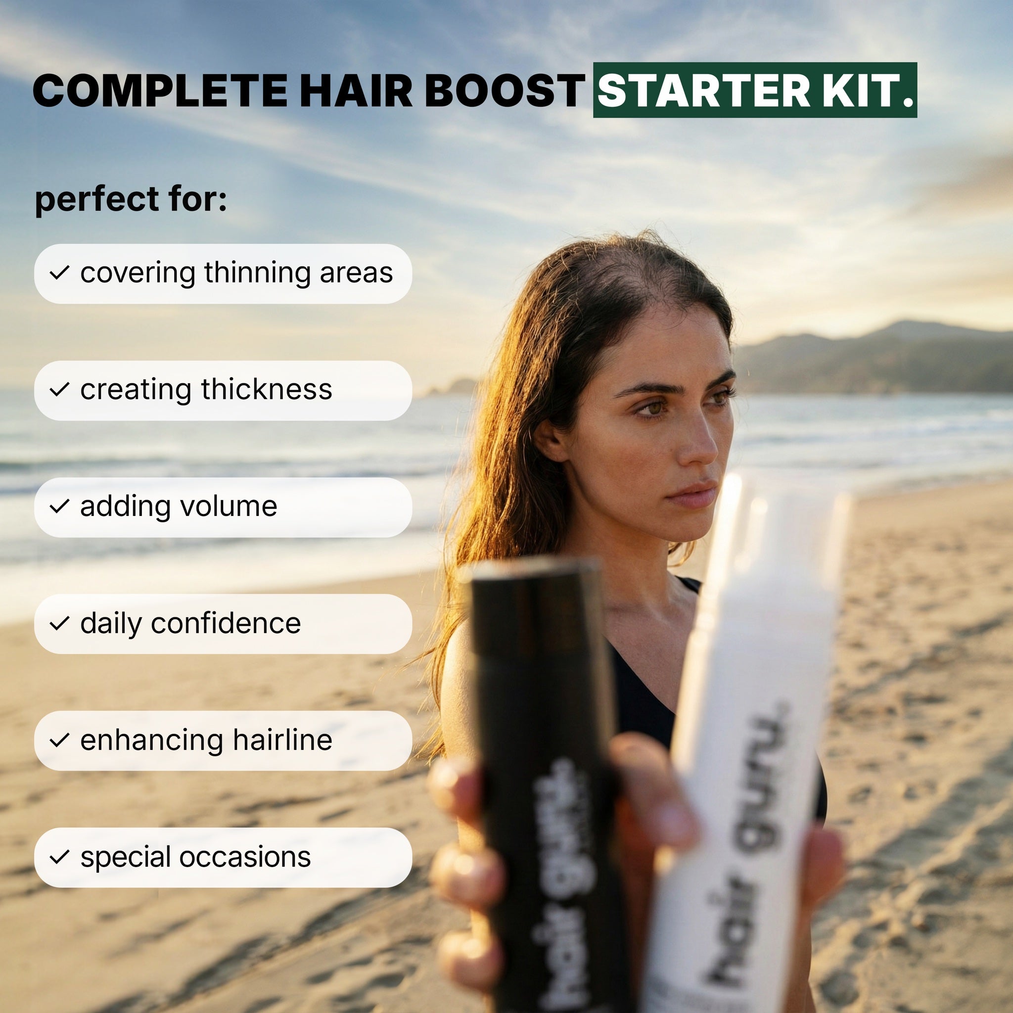 Hair Guru London Starter Set Bundle 04 - Hair Fibres Starter Set Bundle