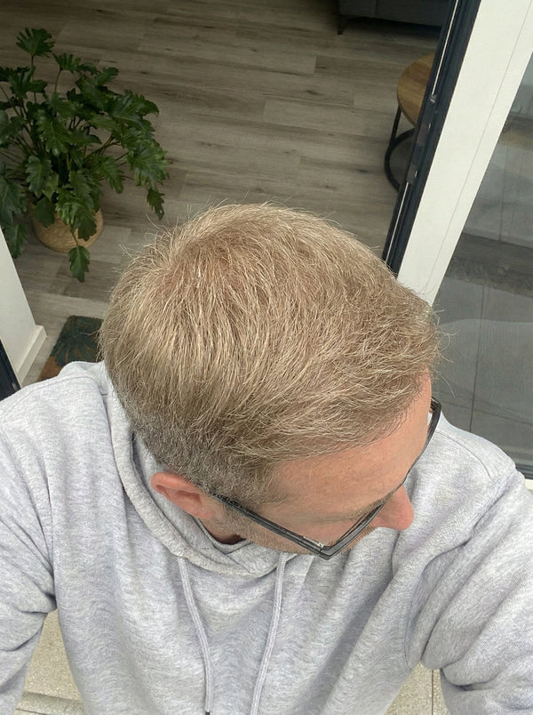 Hair Guru London customer after hair fibres application